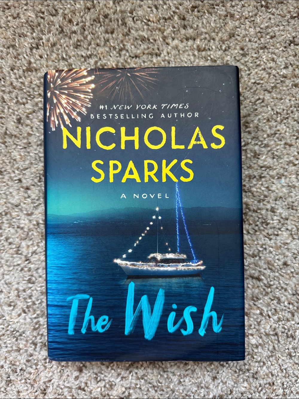 The Wish by Nickolas Spark hardcover book